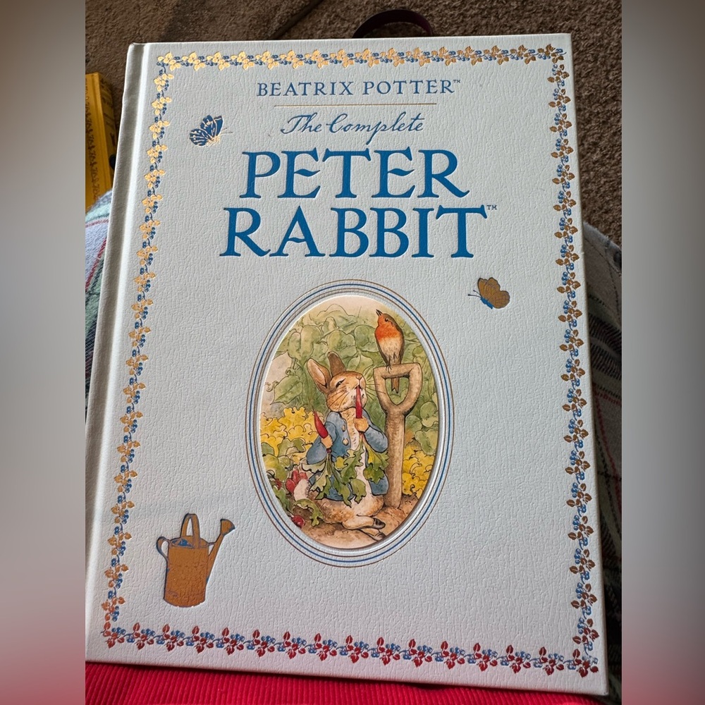 The Complete Peter Rabbit By Beatrix Potter Leather Bound Book Blue 400 Pages